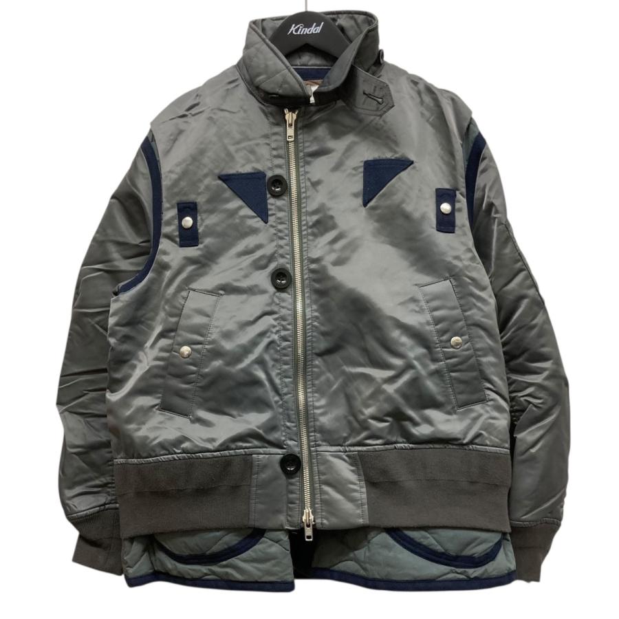 sacai（サカイ） sacai 22AW Nylon Twill Mix Blouson ナイロンツイル