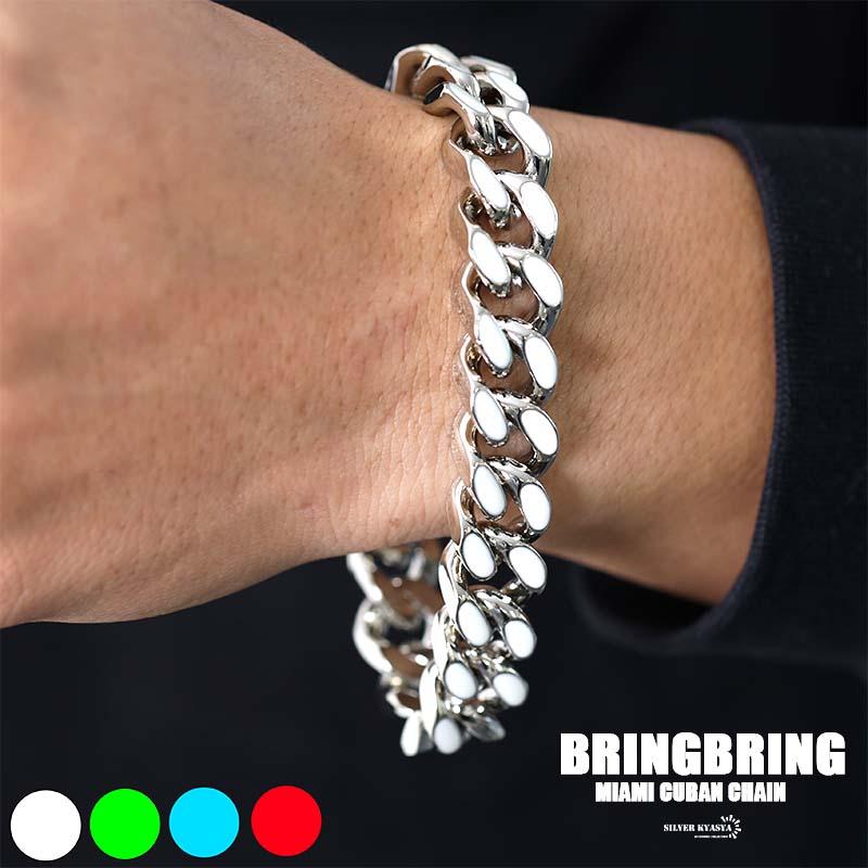 マイアミキューバン ブレスレット 喜平チェーンブレスレット メンズ