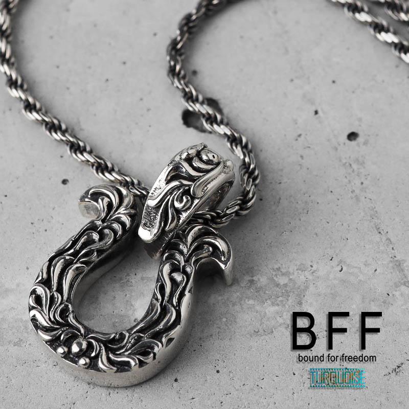 BFF ブランド ホースシューネックレス 馬蹄 シルバー925 唐草