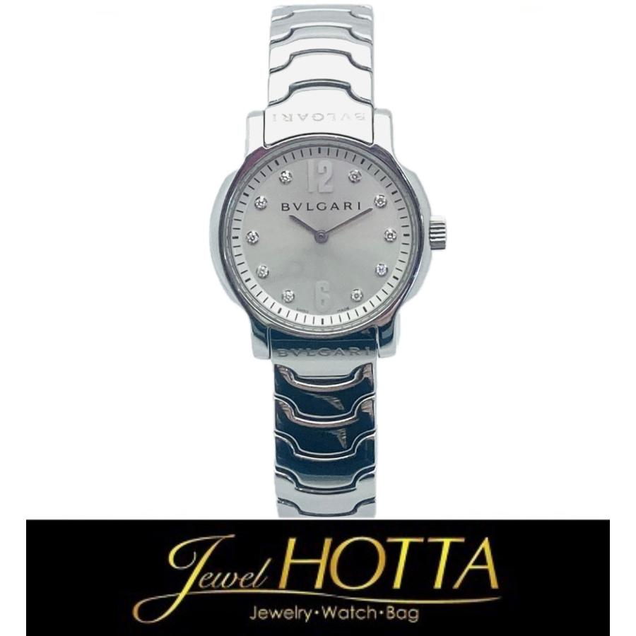 BVLGARI（ブルガリ） 【美品】ブルガリ ソロテンポ 10Pダイヤ 腕時計