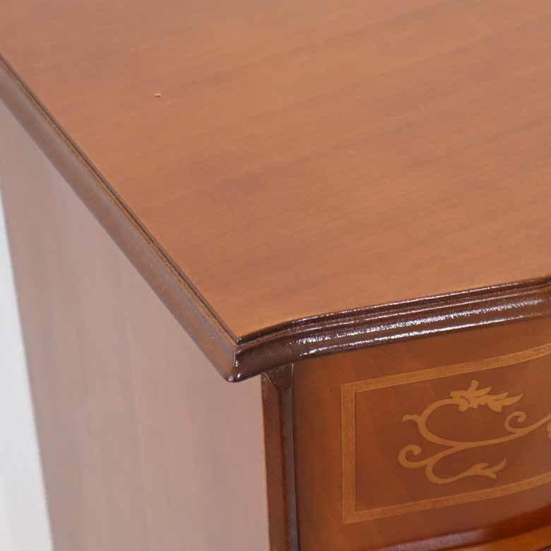 チェスト 木製 象嵌 猫脚 ローキャビネット 88cm サイドボード 119