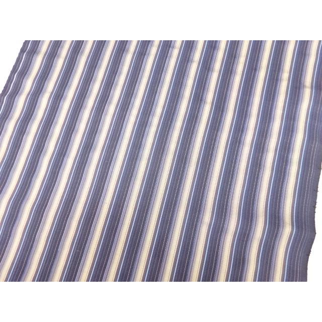 本場大島紬 純絹織物 本場縞大島 登録商標 本場大島紬織物協同組合 紬