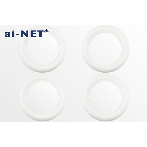 送料無料 ホワイトリボン ホワイトウォール 10インチ 4枚 ダックス