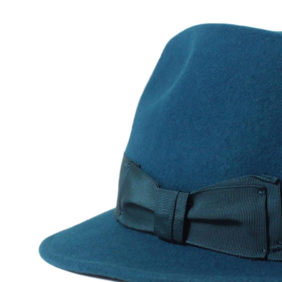 Butterfly M〜4Lサイズ 大きいサイズ ウールフェルト 中折れハット 小