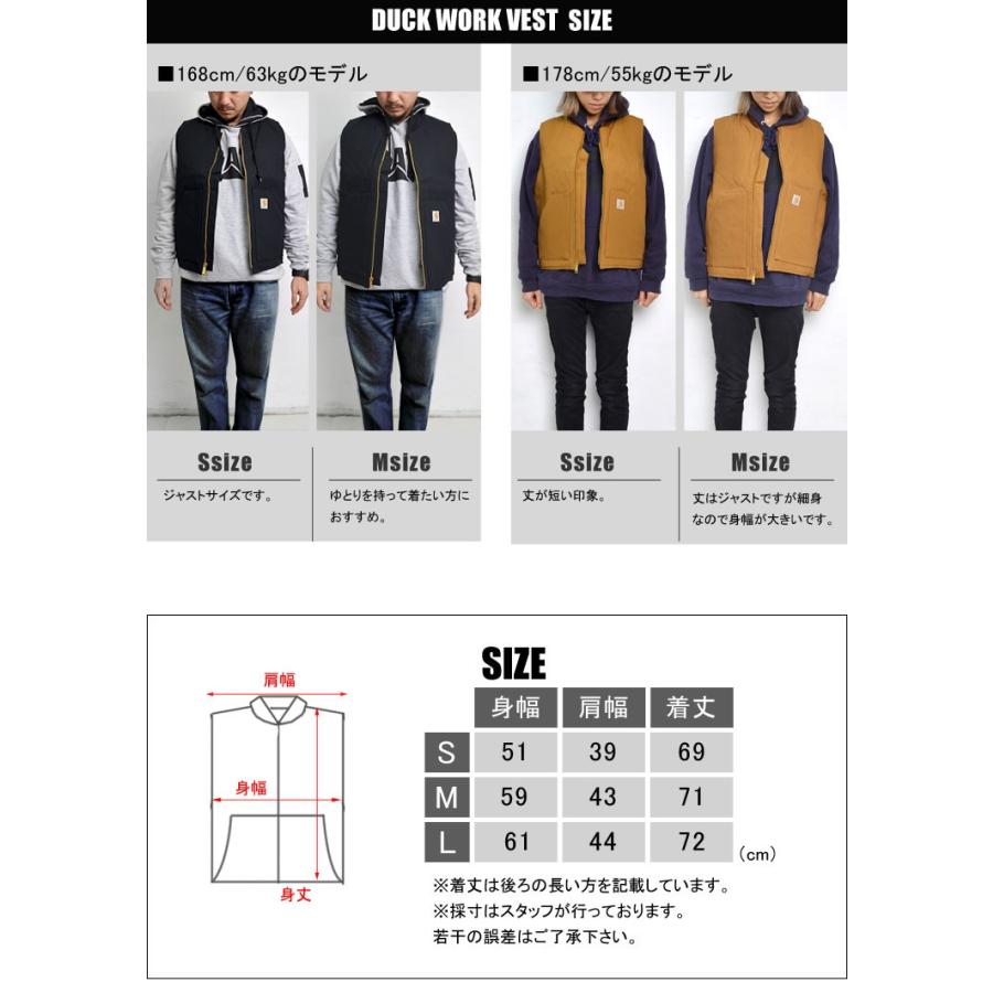 Carhartt（カーハート） ベスト 中綿 メンズ ベスト ベスト ダック