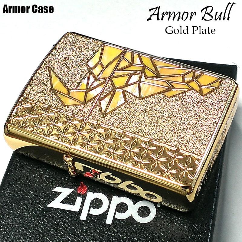 ZIPPO（ジッポー） アーマー 限定 ライター 牛 シェル Bull 天然貝象嵌
