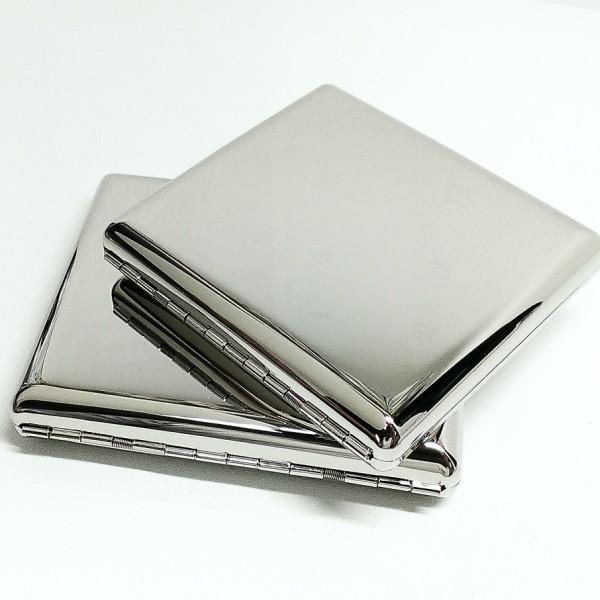 シガレットケース ロング おしゃれ 鏡面シルバー タバコケース 20本