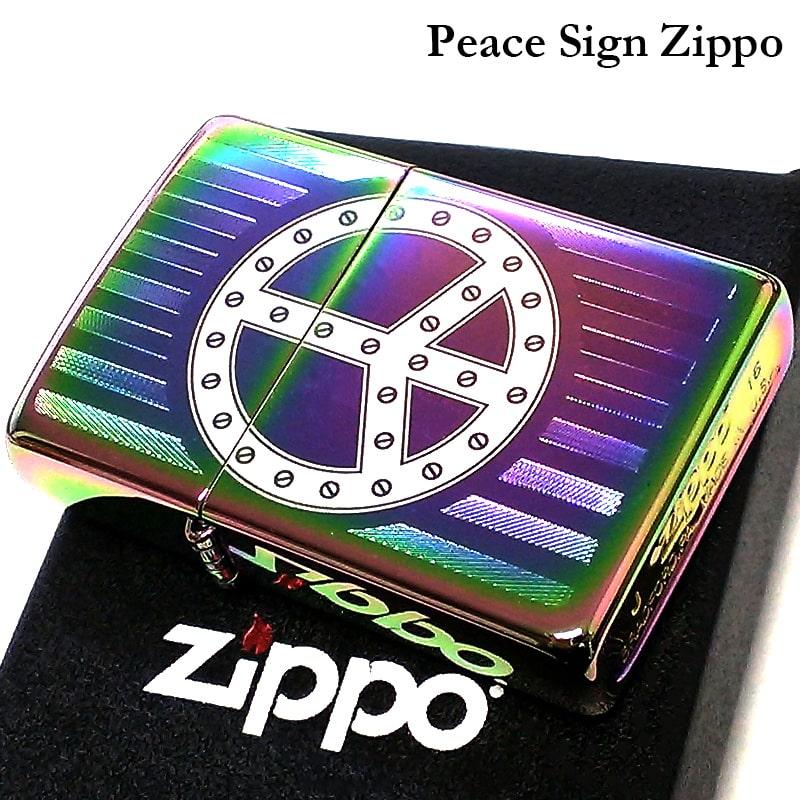 ZIPPO（ジッポー） ライター ピースサイン スペクトラム ジッポ ピース