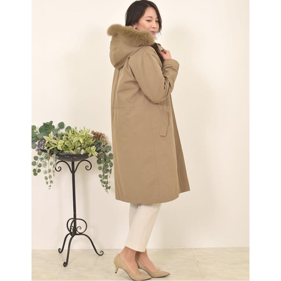 Merfirge 爆買 モッズコート 5WAY ロング マウンテンパーカー インナー