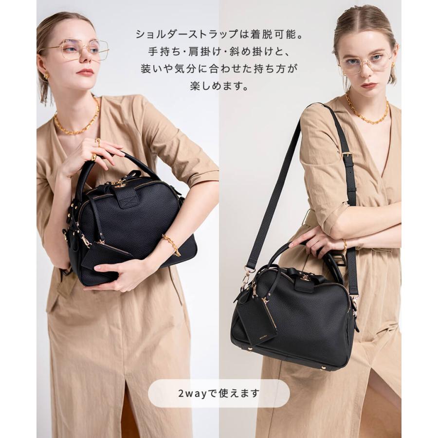 HAYNI（ヘイニ） 本革 ショルダーバッグ ボストンバッグ 2way