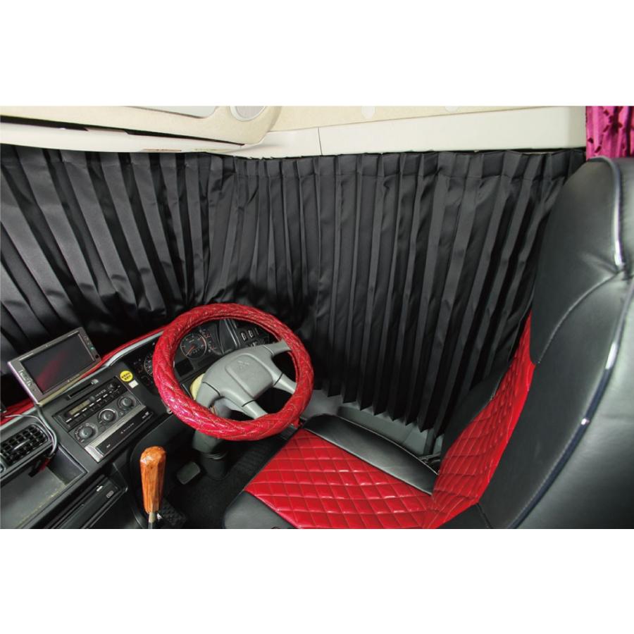 車種専用仮眠カーテン 左右セット 三菱ふそう 17・07スーパーグレート