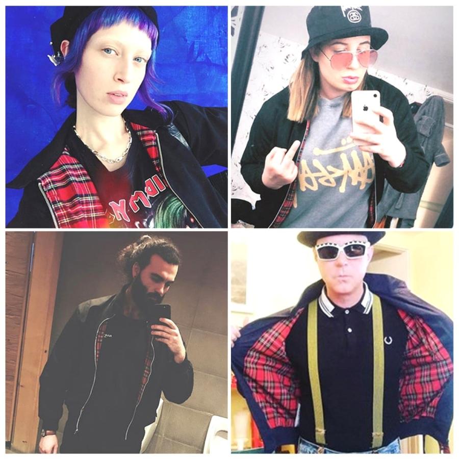 送料無料!】全2色 6サイズ メンズビンテージタータンチェックライナー