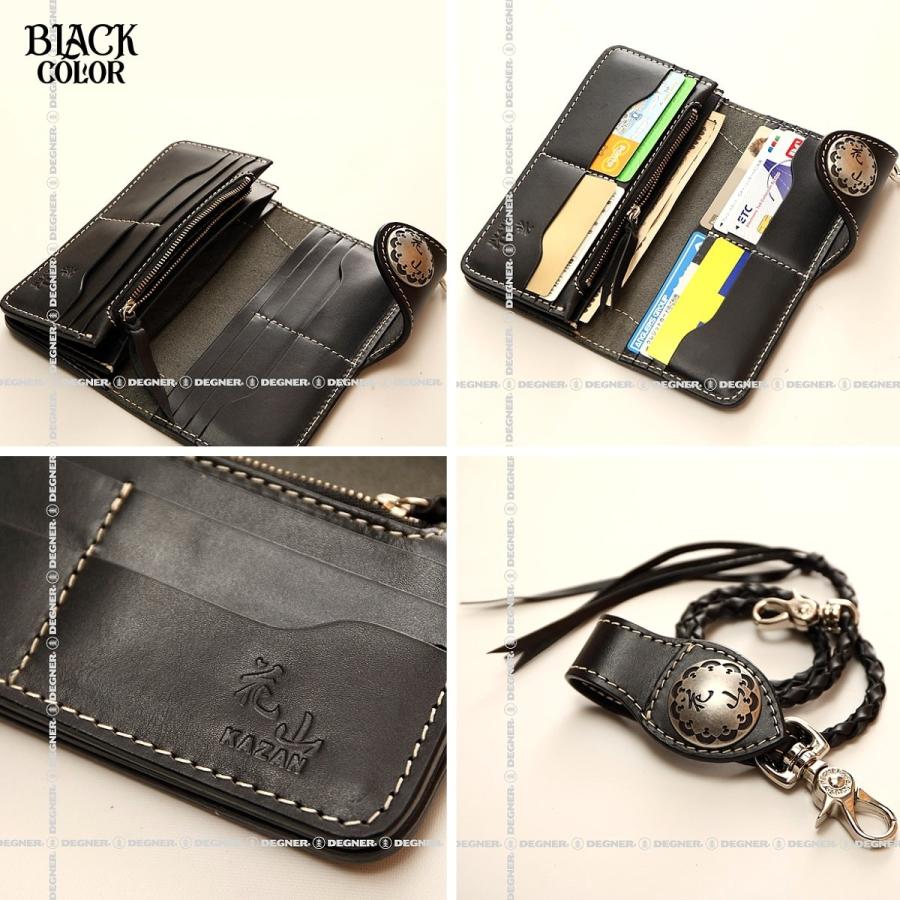 DEGNER/デグナー】ロングウォレット和柄！レザー！バイク！本革！花山