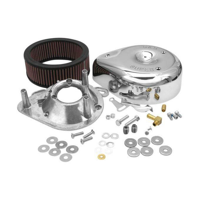 S＆S TEAR DROP エアクリーナーキット E,Gキャブ用 スポーツスター