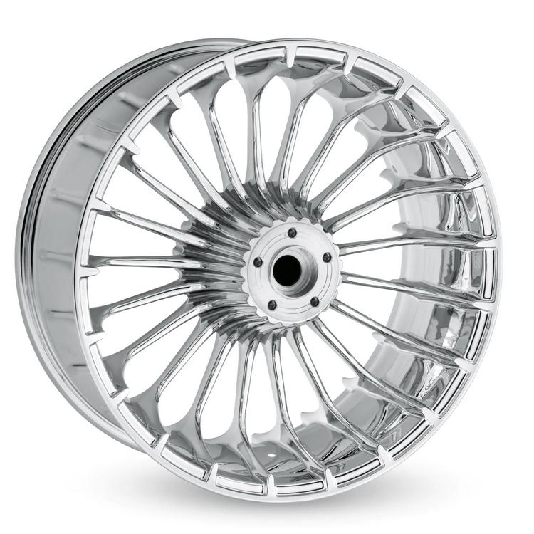 ハーレー純正 タービン・18インチリアホイール クローム 40900057 : HD