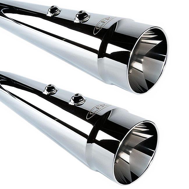 M8ツーリング 4.5インチ スリップオンマフラー スムースチップ