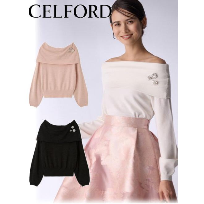CELFORD（セルフォード） (セール50%OFF) ブローチセットオフショル