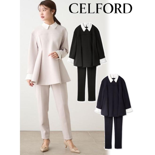 CELFORD（セルフォード） (セール40%OFF&PT5) 衿付きポンチ
