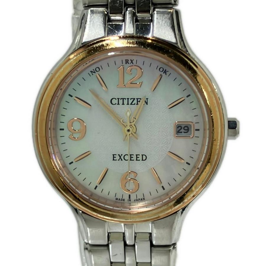 シチズン 腕時計 エクシード ソーラー シェル H010-T014089 レディース