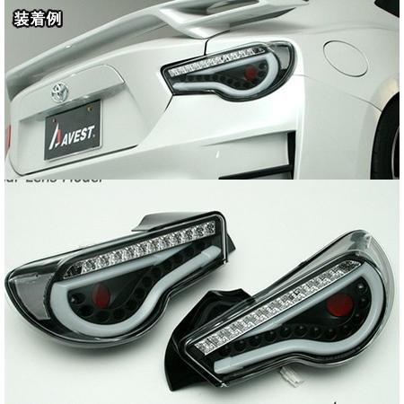 TOYOTA86 ZN6型前期 フルLEDチューブテールランプ クリア
