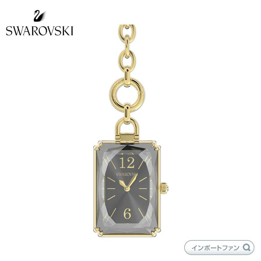 SWAROVSKI（スワロフスキー） ポケットウォッチ 懐中時計 ブラック 黒