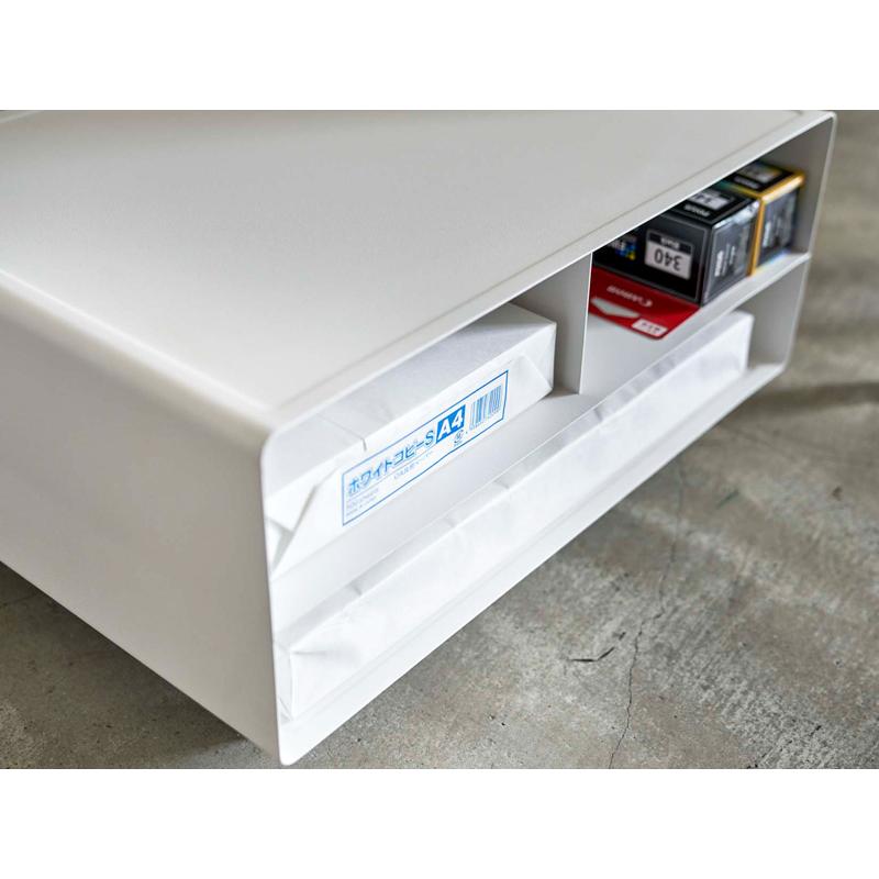 山崎実業 ツーウェイプリンター収納ラック タワー tower プリンター台