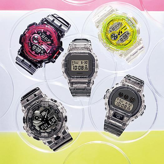 G-SHOCK Gショック ジーショック DW-6900 Clear Skeleton シリーズ
