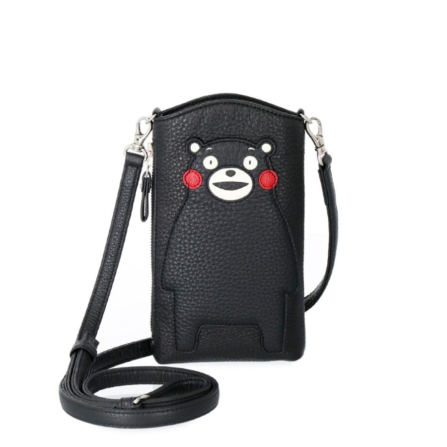 イビサ公式 人気 くまモン スマホショルダー 斜めがけ 携帯 ショルダー