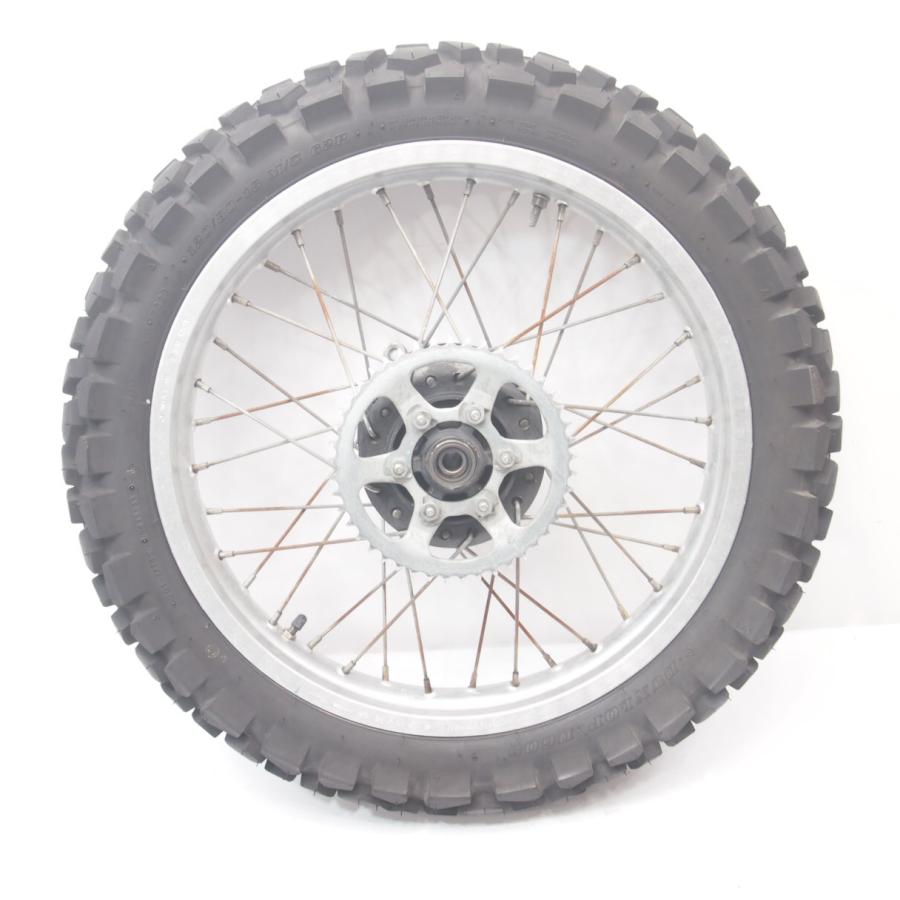 セロー225純正リアホイール ちょい縦ブレ ウェイトでOK 15A00品番18X2