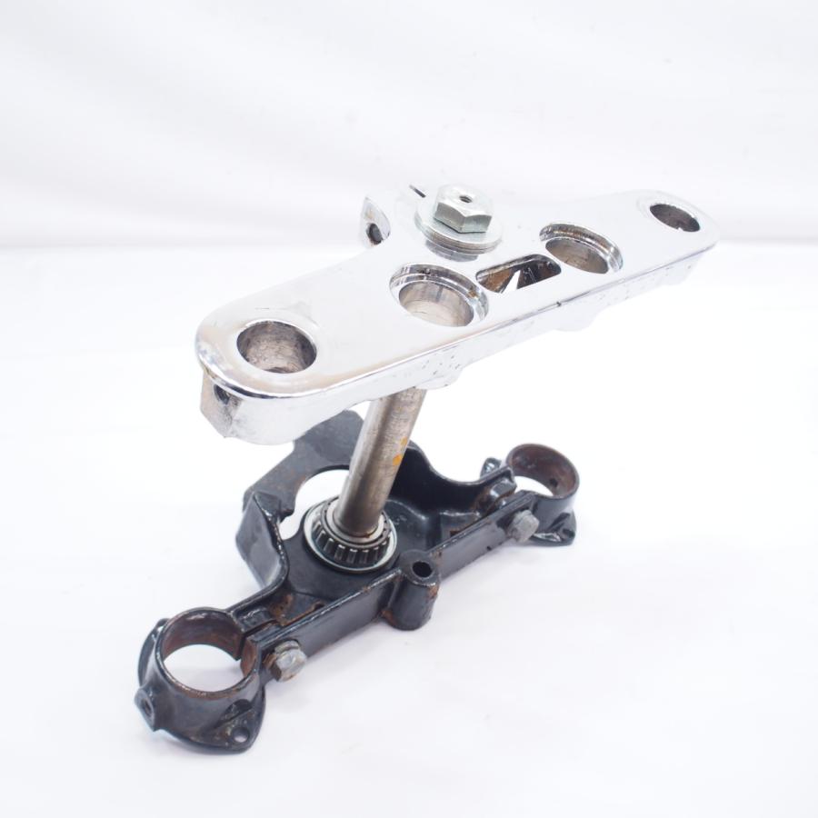 ハーレーFLソフテイルevo純正トリプルツリー ステム トップブリッジ