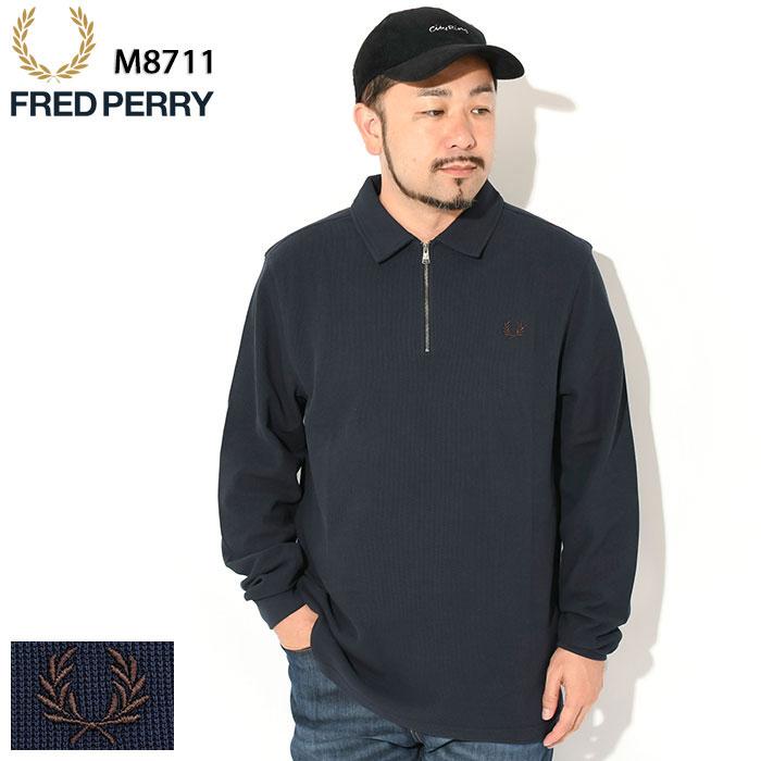 FRED PERRY（フレッドペリー） ポロシャツ 長袖 メンズ オープン