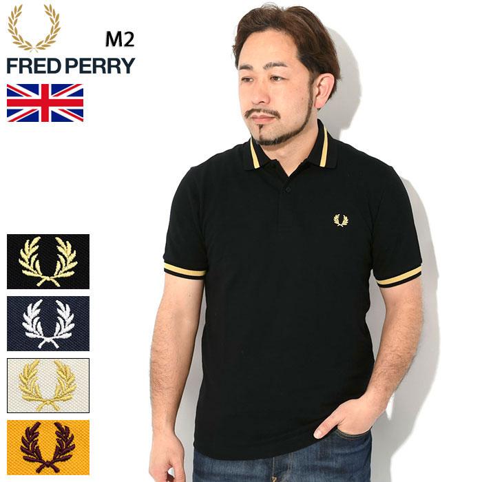 FRED PERRY（フレッドペリー） ポロシャツ 半袖 メンズ M2 シングル