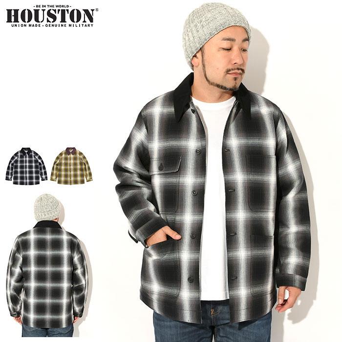 HOUSTON（ヒューストン） ジャケット メンズ オンブレ チェック ビエラ