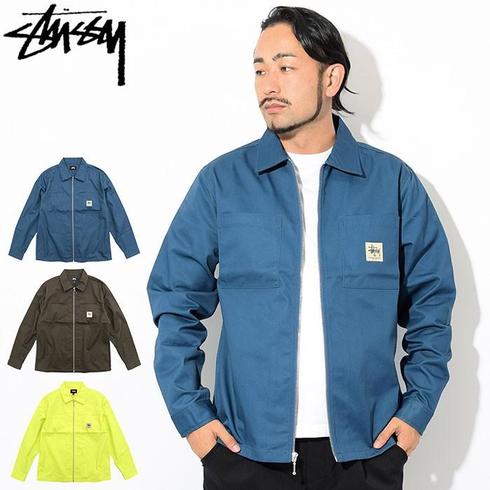 STUSSY（ステューシー） シャツ 長袖 メンズ Zip Up Work(stussy shirt