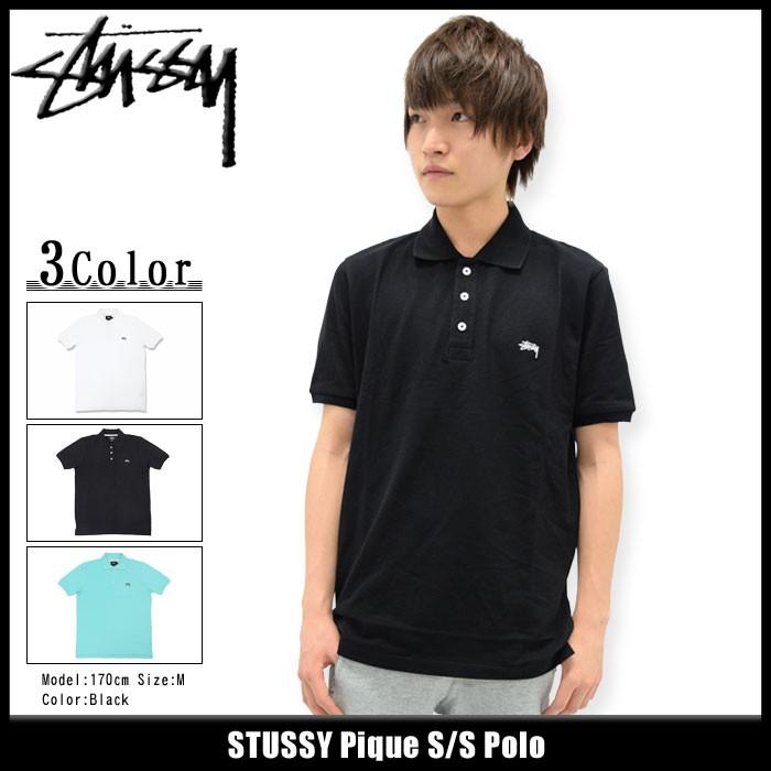 STUSSY（ステューシー） ポロシャツ 半袖 メンズ Pique(stussy polo