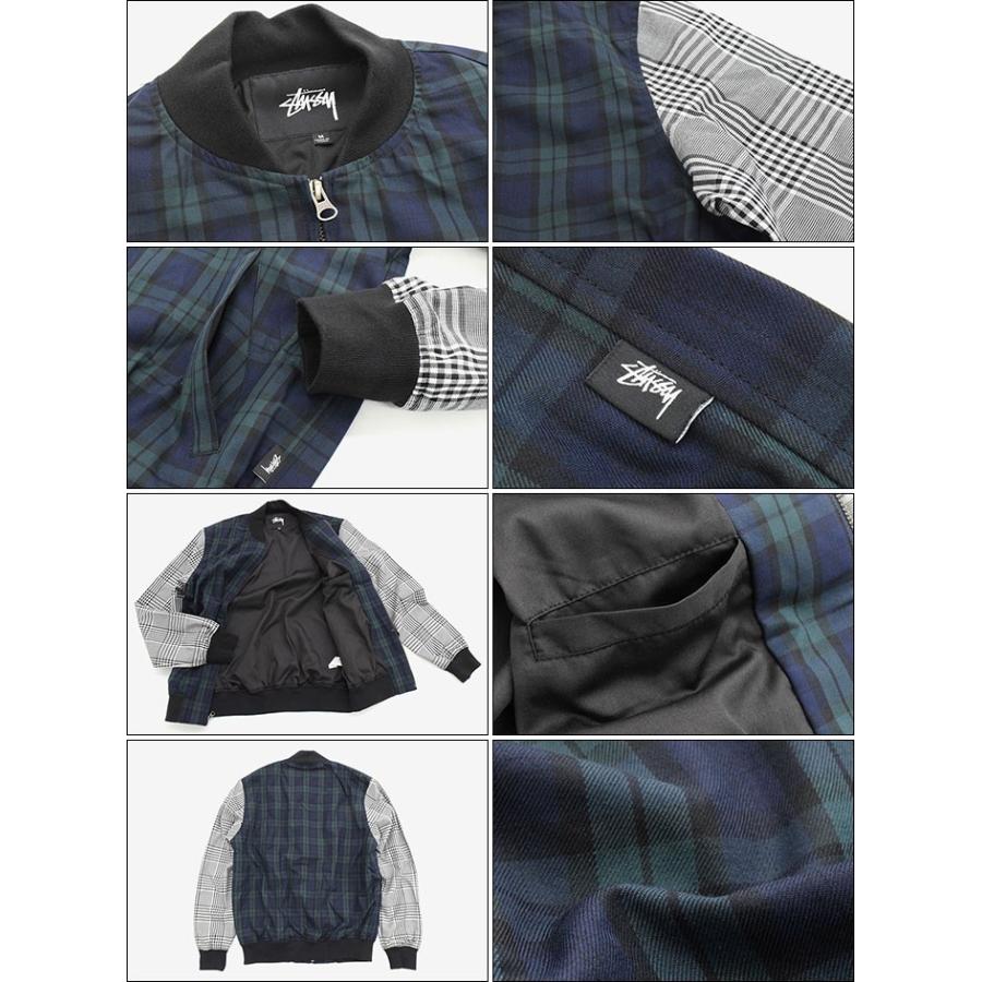 STUSSY（ステューシー） ジャケット メンズ Mixed Plaid Bomber(stussy