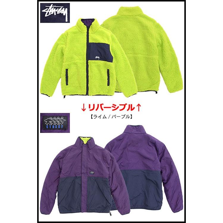 STUSSY（ステューシー） ジャケット メンズ Reversible Micro Fleece
