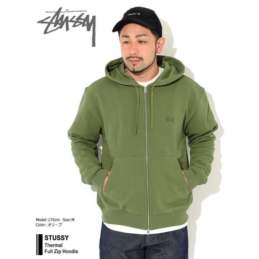 STUSSY（ステューシー） パーカー ジップアップ メンズ 20HO Thermal