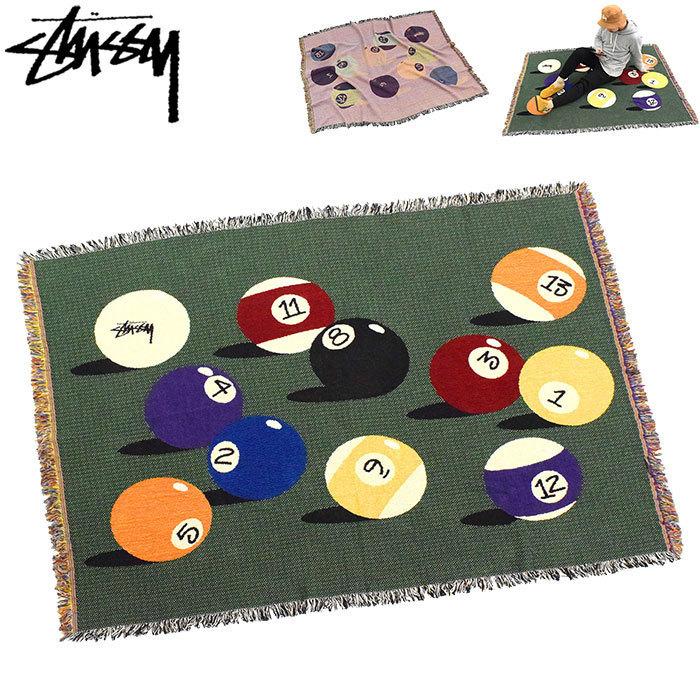 STUSSY（ステューシー） ブランケット STUSSY Billiards Tapestry
