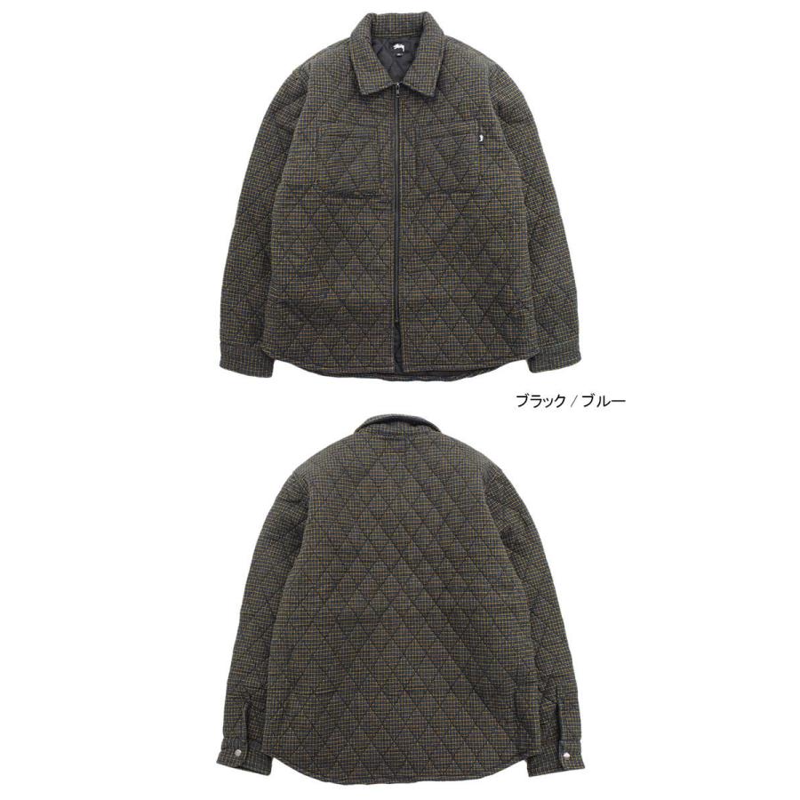 STUSSY（ステューシー） ジャケット メンズ Mini Check Quilted Zip