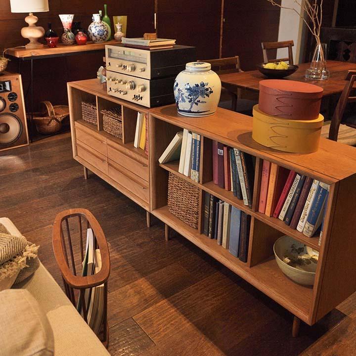 東谷 オープンシェルフ 木製 ティモ TIM-34 シェルフ ラック 棚 収納