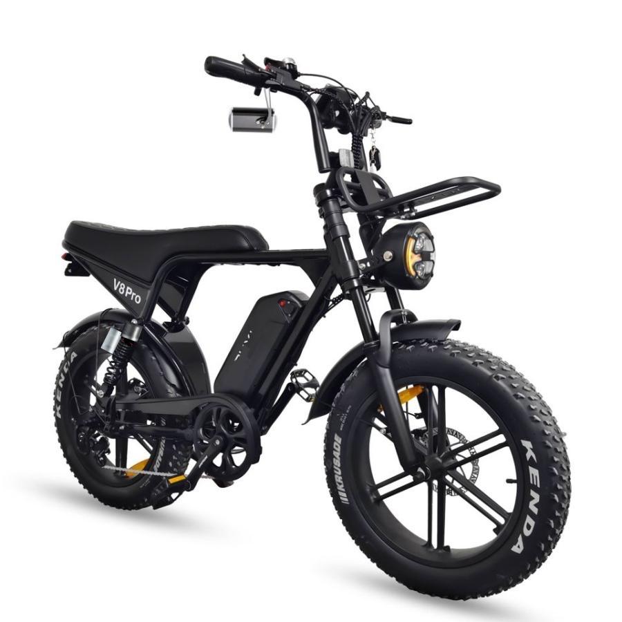 V8pro OUXI 20インチ モペット 48V 20.4Ah 原動機付自転車 電動バイク