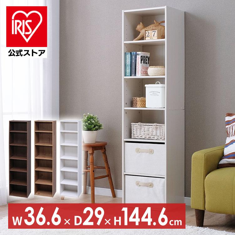 IRIS OHYAMA（アイリスオーヤマ） カラーボックス 6段 本棚 収納