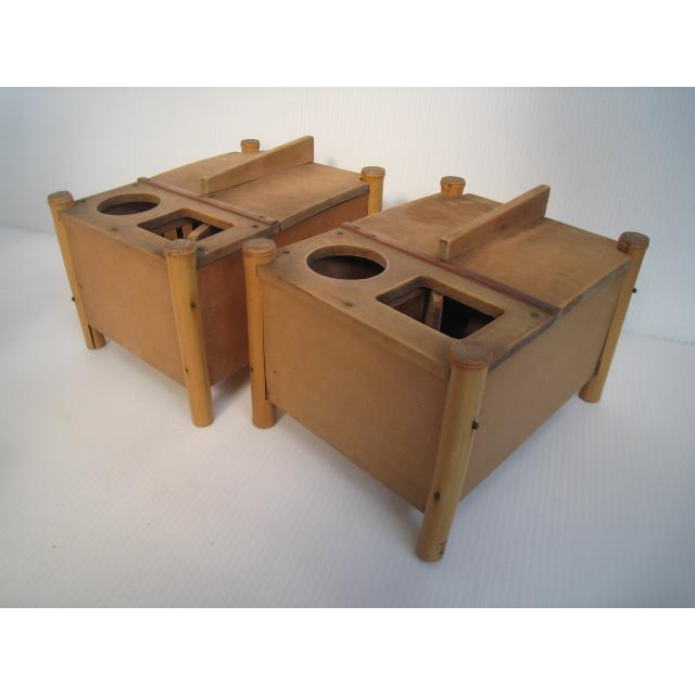 京都たる源 湯豆腐桶 酒燗器 熱燗器 熱燗 懐石道具 2個セット : レトロ