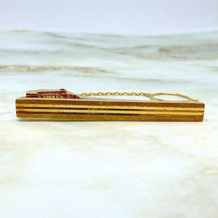 プレゼント タイ留め ネクタイピン 18金 K18 地金 ゴールド メンズ