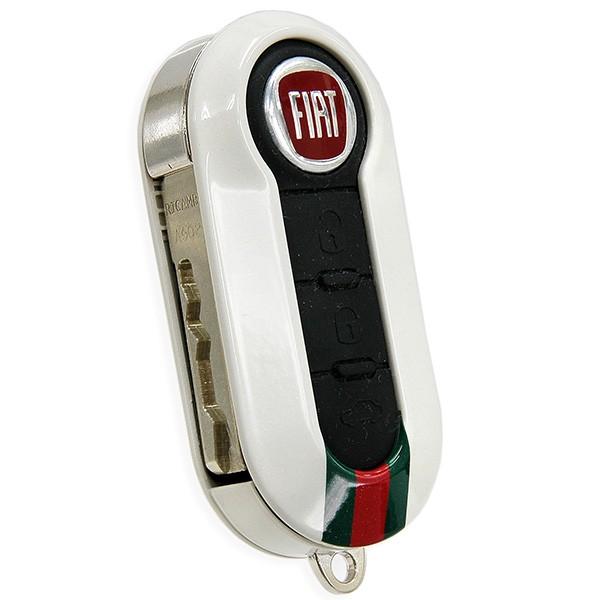 FIAT（フィアット） フィアット純正500 by GUCCIキーカバー(ホワイト