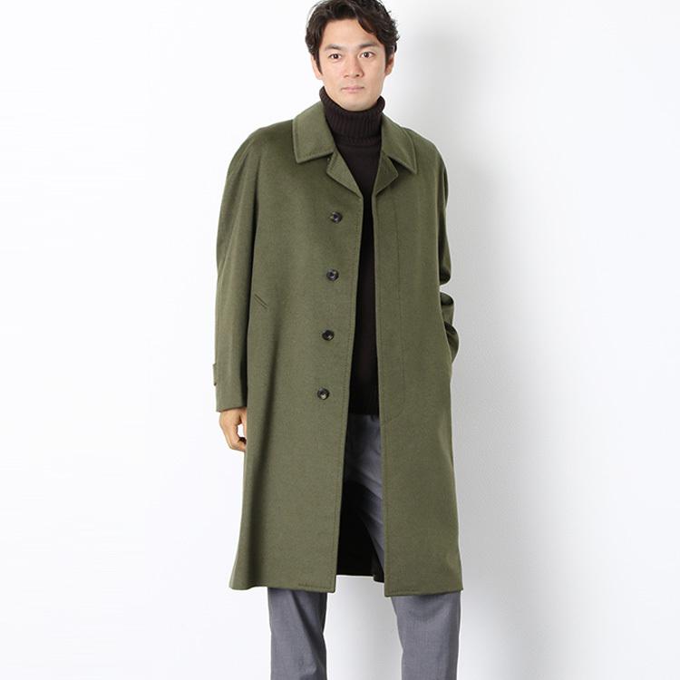 sankyo shokai（三京商会） [10%offクーポン]カシミヤ ステンカラー