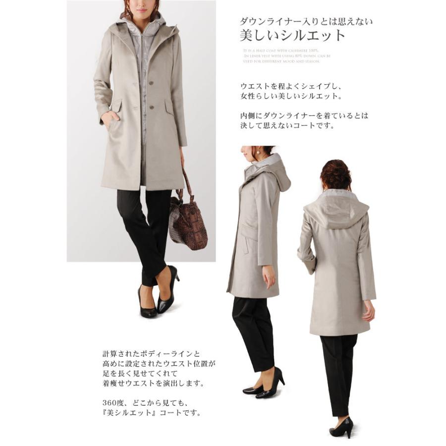 sankyo shokai（三京商会） [10%offクーポン]カシミヤコート フード