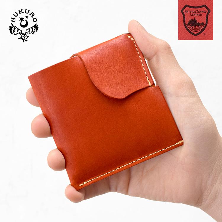 HUKURO マネークリップ お札入れ -compact- メンズ 本革 栃木レザー