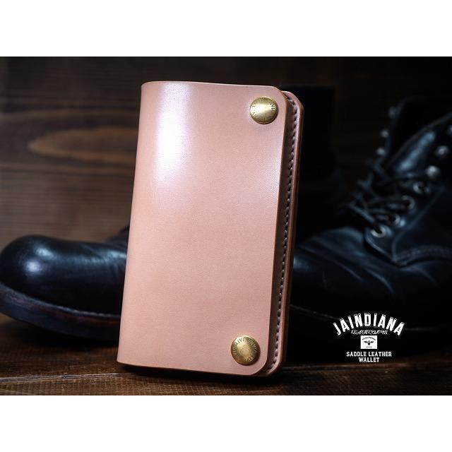 サドルレザー・トラッカーウォレット ナチュラル : JAINDIANA - 通販